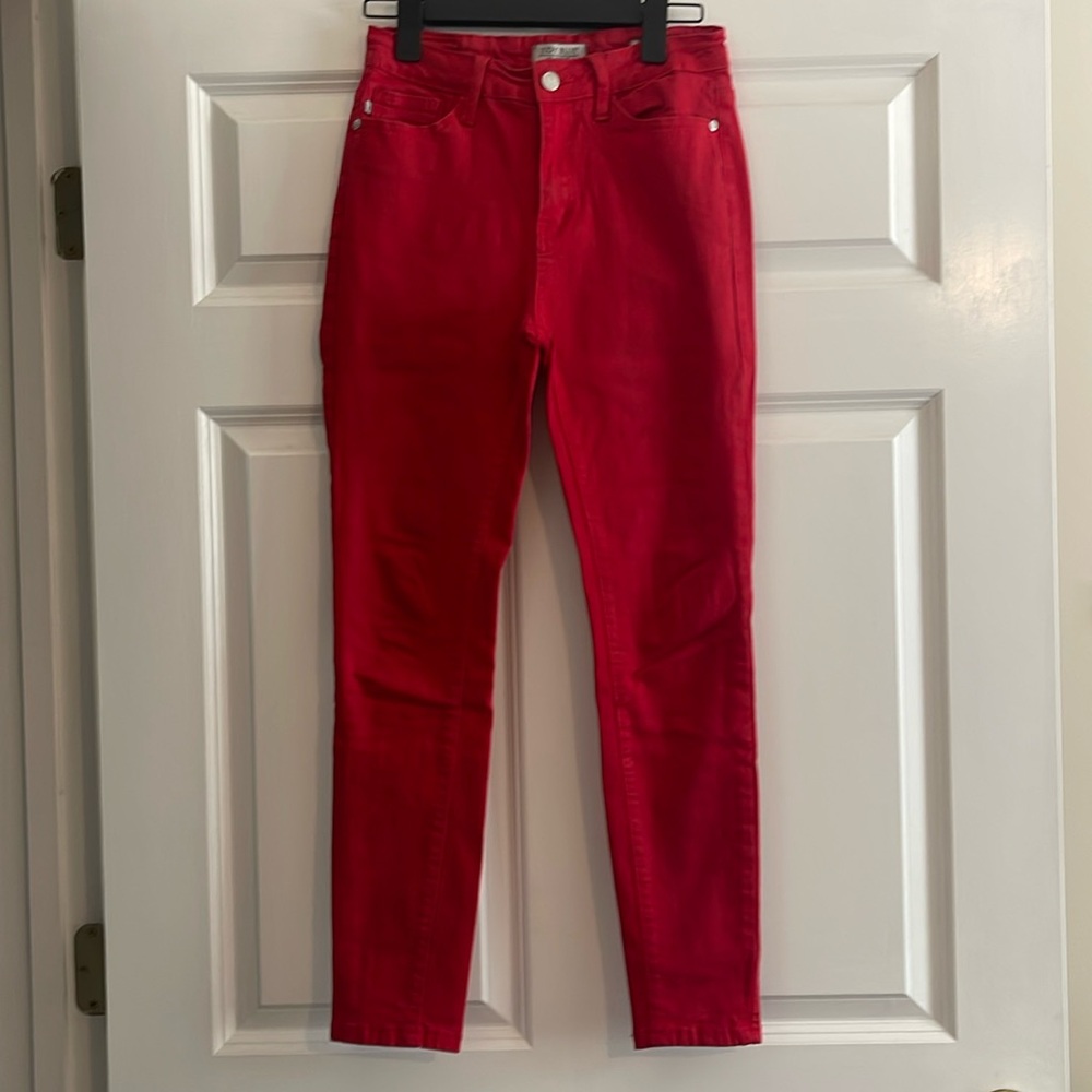Judy Blue Red Jeans - Fit like a size 4/6